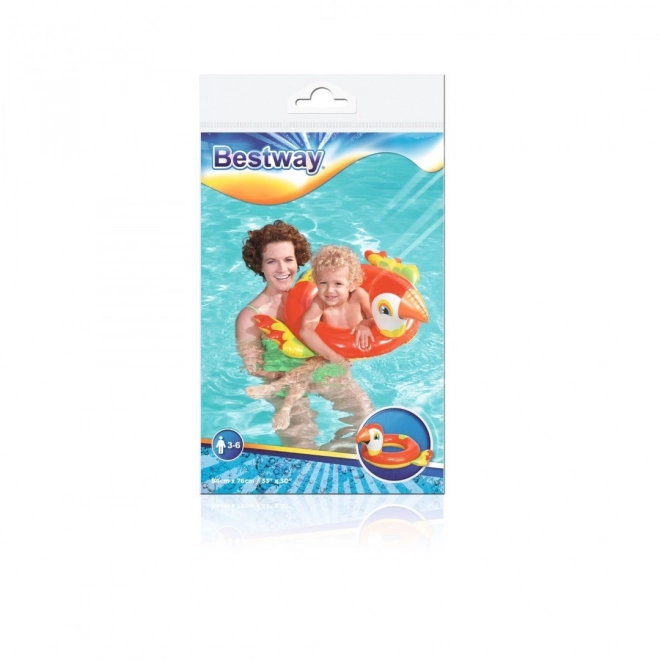 BESTWAY 84x76cm Kinder Zwemring Papegaai Vinyl