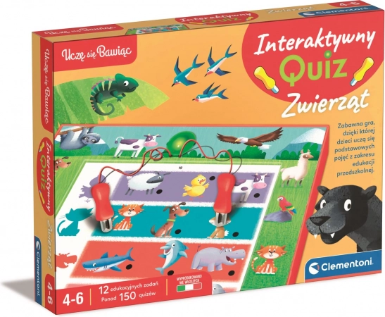Quiz interactif Animaux CLEMENTONI (4–6 ans)