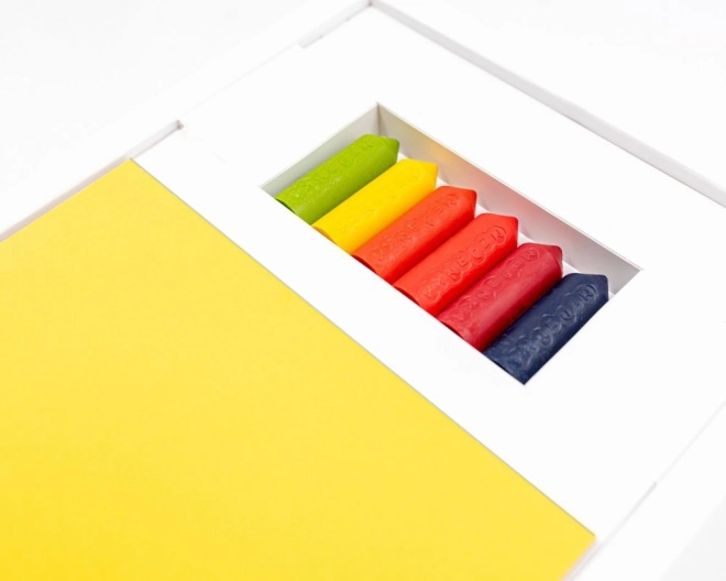 Kit créatif avec crayons en cire d'abeille
