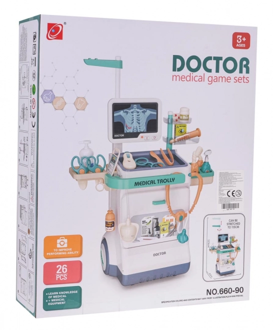 Medische set met ECG + accessoires Blauw