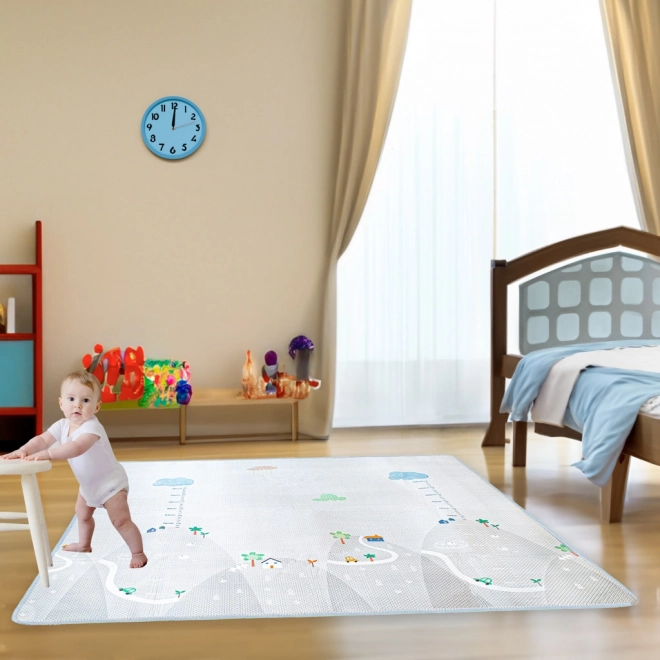 Educatieve speelmat met meetlint 200x180x1cm