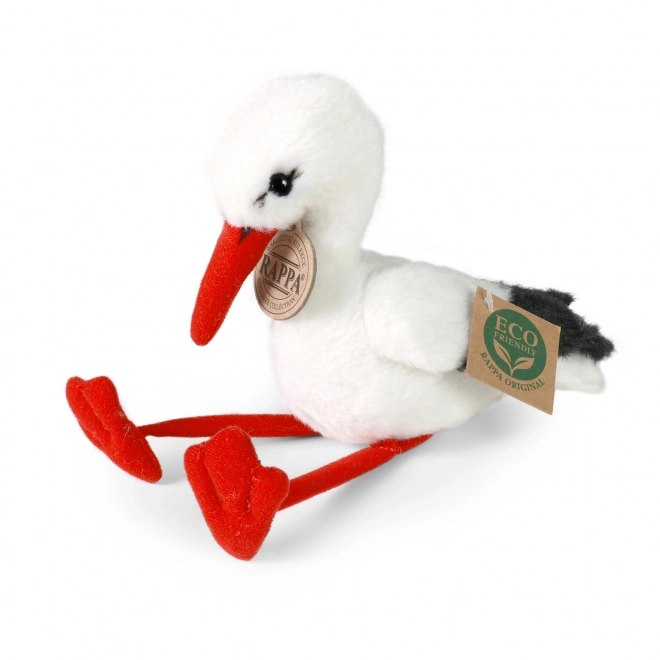 Pluchen ooievaar 15 cm MILIEUVRIENDELIJK