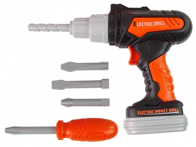 kinderset gereedschap met rugzak en helm