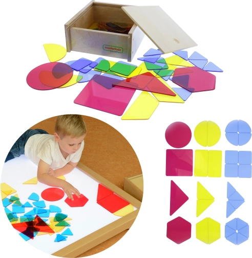 Masterkidz doorzichtige geometrische vormen