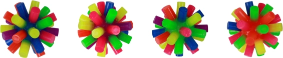 Couleurs vives et forme attrayante