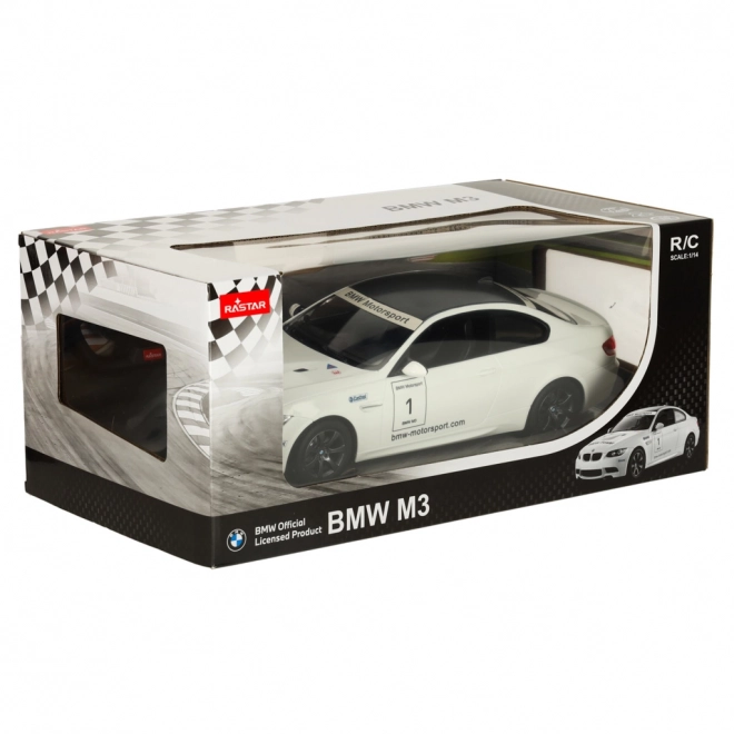 Rastar 48000 BMW M3 1:14 auto met afstandsbediening wit
