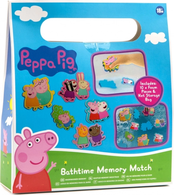 Peppa Pig Bath Memory Game for Kids