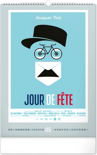 Wall Calendar Alternative Movie Posters 2026