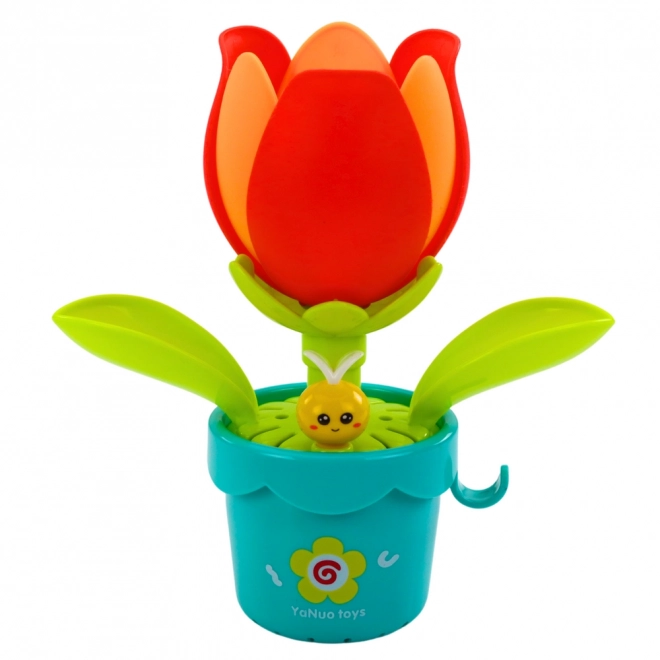 Arrosage interactif de fleur
