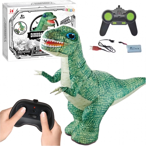 Grote Opblaasbare Dinosaurus Afstandsbediend RC Groen