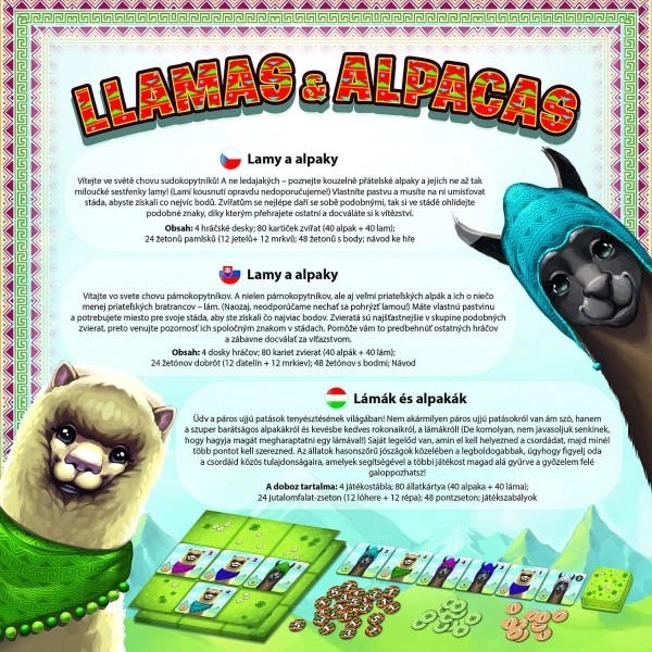 Lamas and Alpacas Board Game