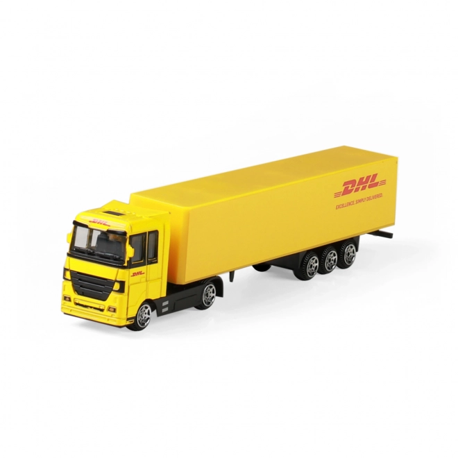 Vrachtwagen met aanhanger DHL 19 cm