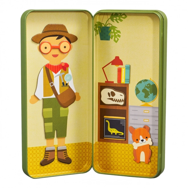 Magnetisches Puzzle Archäologe für Kinder