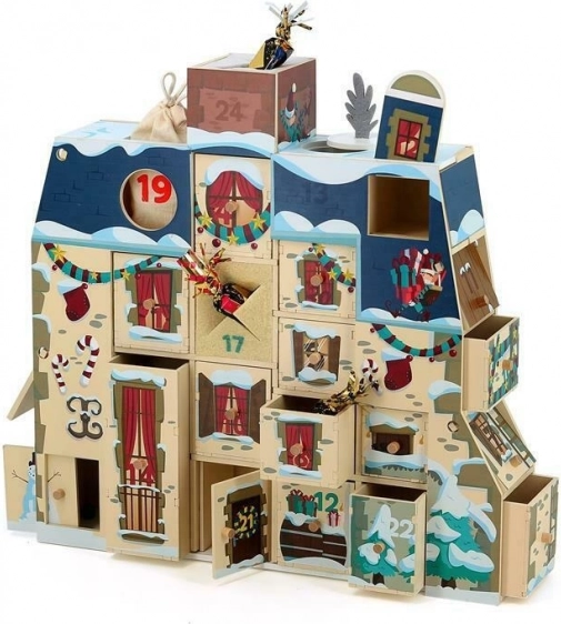 Vilac Wooden Advent Calendar House