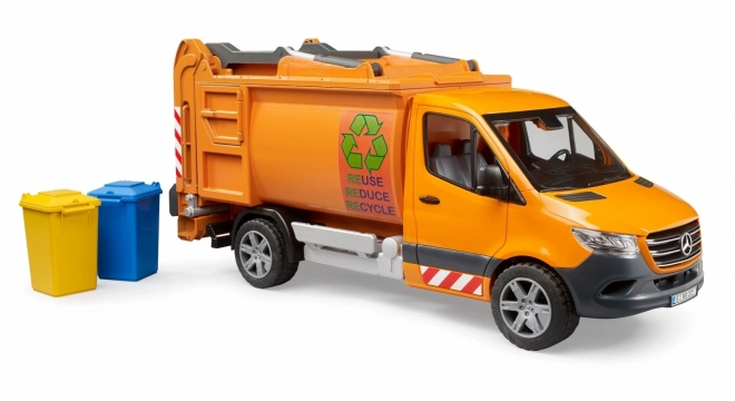 Bruder MB Sprinter kleine vuilniswagen