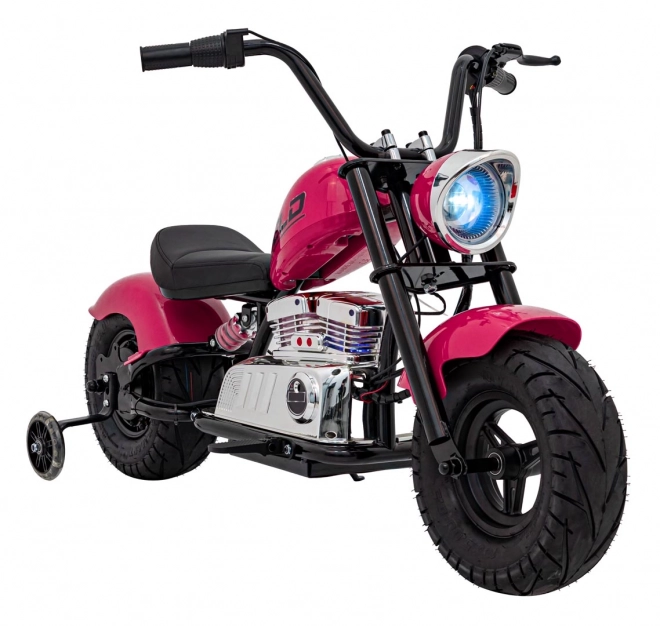 Kinder motorfiets Chopper Warrior roze