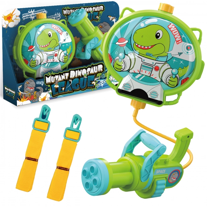 Water Gun with Backpack - Dinosaur Design
