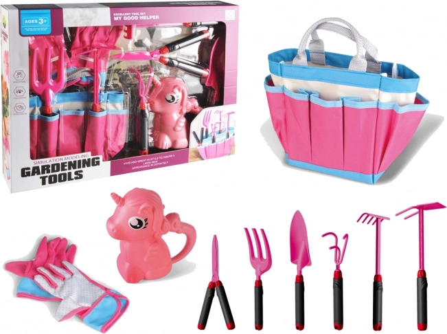 Garden Set with Tools and Unicorn