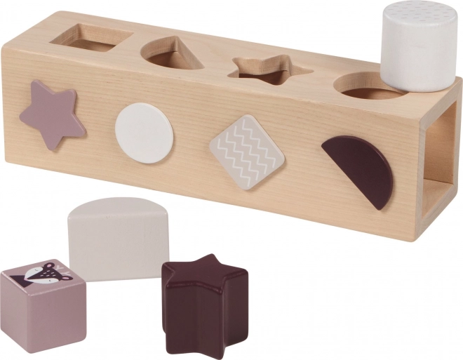 Goki wooden shape sorter box – shapes