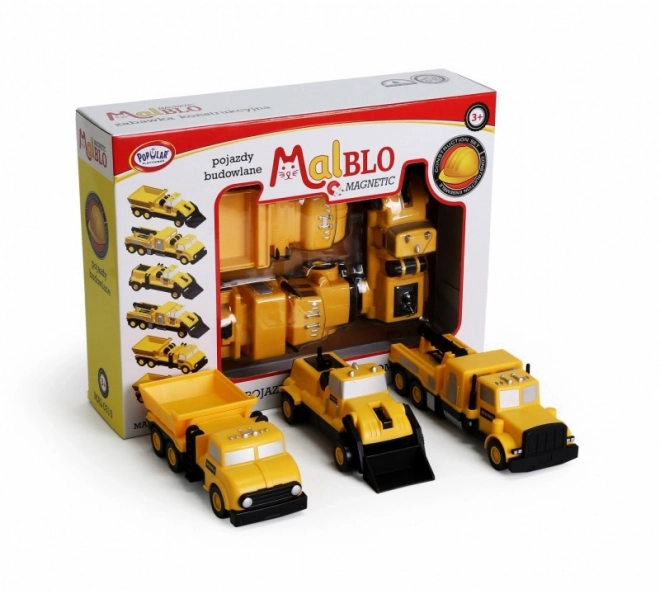 Magnetische Bouwvoertuigen MalBlo
