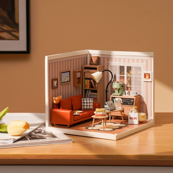 RoboTime miniature de maison salon confortable