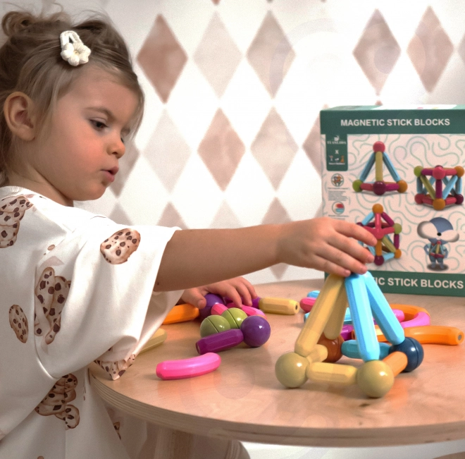 Woopie magnetische educatieve bouwset, 38 stukken