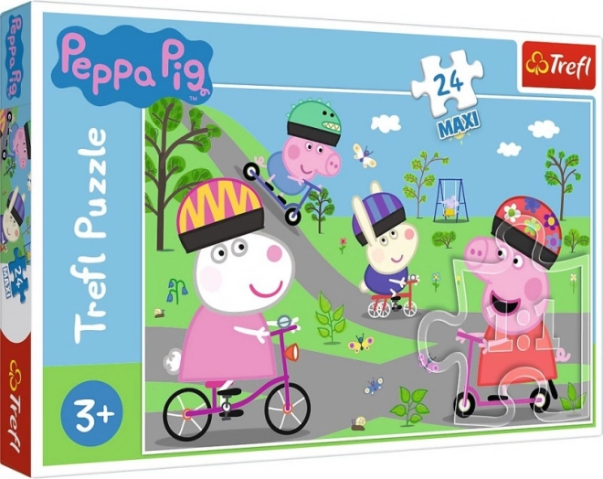 Puzzel MAXI 24 stukjes – een actieve dag met PEPPINA