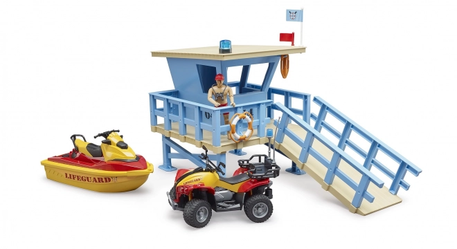 redders toren met quad, scooter en figuur