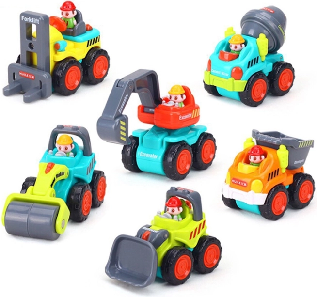 Véhicules de construction pour enfants : Bulldozer, Grue, Benne