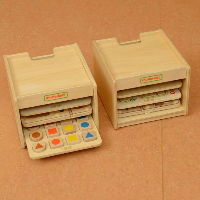 Hölzerner Schrank für Tafeln Masterkidz