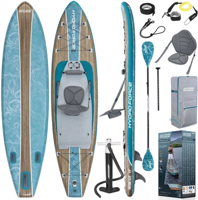 inflatable paddleboard with seat HYDRO-FORCE Freesoul Elite 2-in-1 335 × 84 × 15 cm
