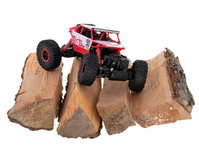 Remote Control Rock Crawler Car – Red