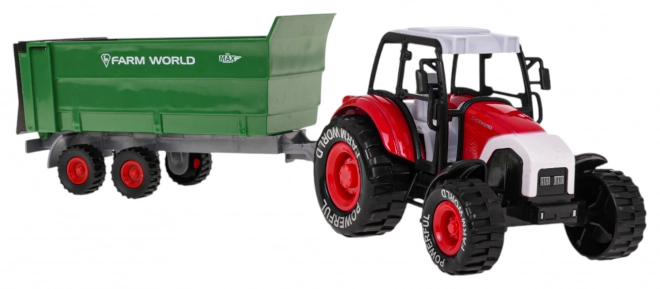 Ensemble de véhicules agricoles Tracteur + moissonneuse