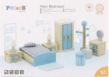 Möbelset für das Puppenhaus – Schlafzimmer VIGA POLARB