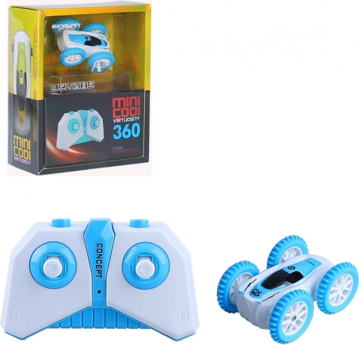 Stunt Remote-Controlled Mini Car Blue