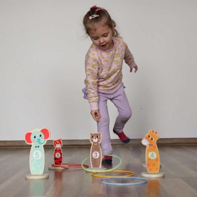 Tooky Toy Wooden Target Toss Game