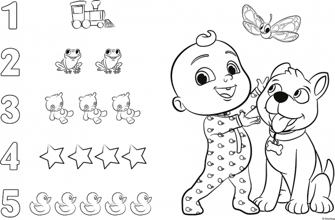 Puzzle Super Giant 15 Pieces - Cocomelon Joyful Day with Friends