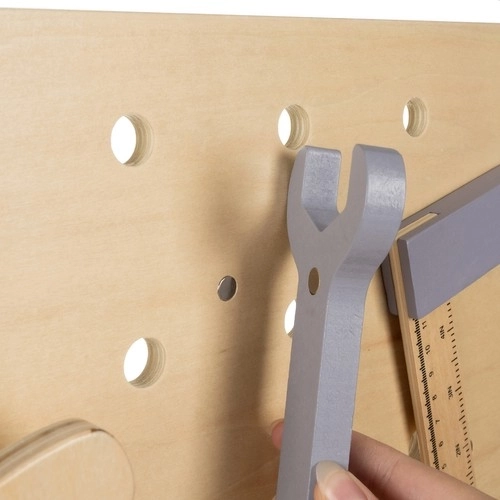 Kruzzel 24820 Kinder houten werkbank met gereedschap