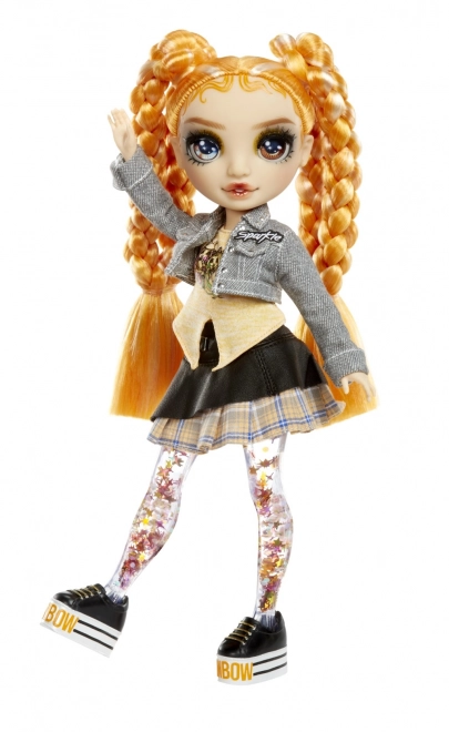 Rainbow High Glitter & Shine Modepop - Clementine (Oranje)