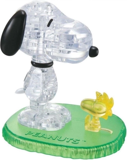 3D Crystal Puzzle Snoopy und Woodstock 41 Teile