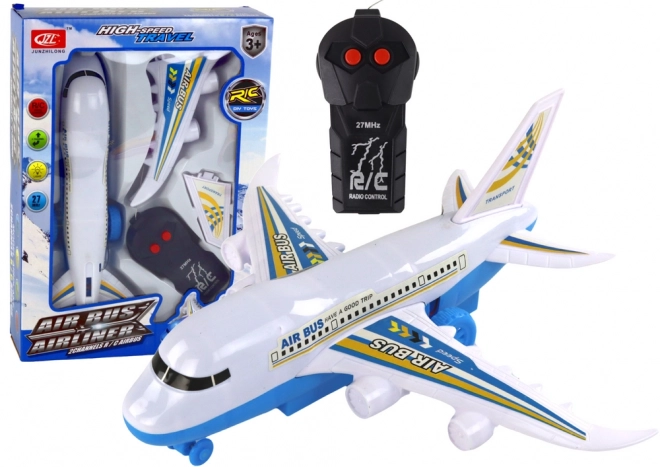 Remote Controlled White DIY Airplane