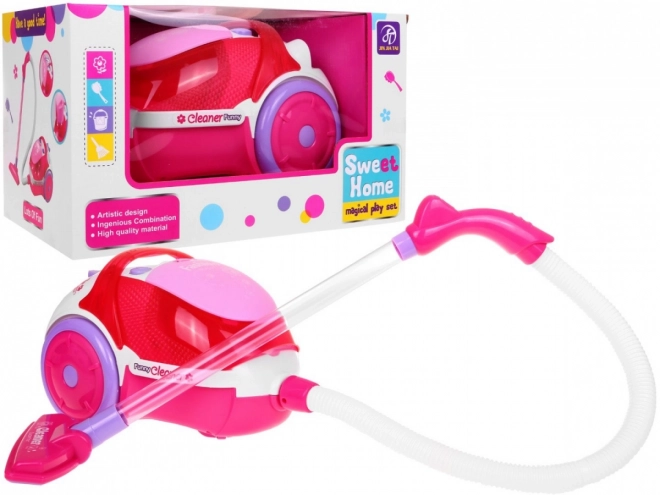 Interactieve kinderstofzuiger met effecten