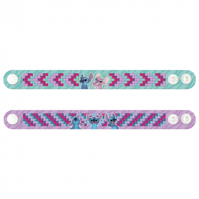 Peinture diamantée - fabrication de bracelets avec motif Stitch
