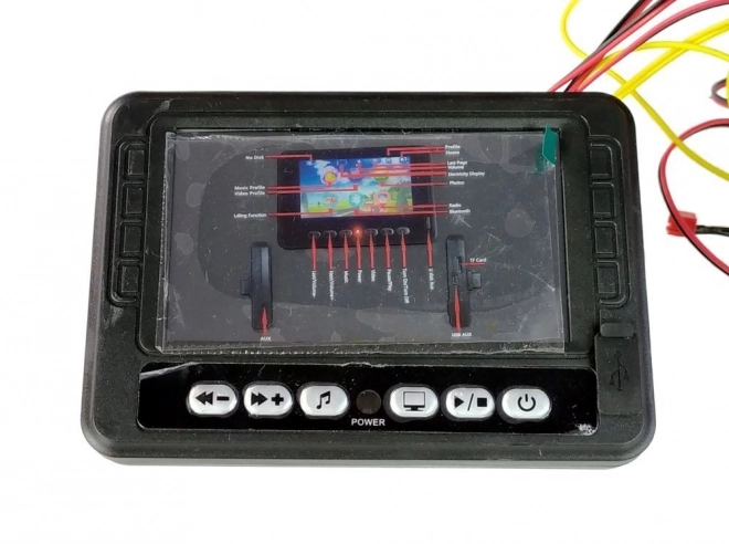 Muziekpaneel LCD MP4 voor Range Rover