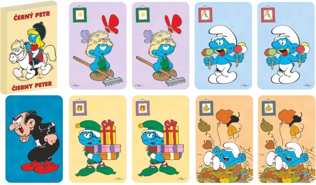 Le Pouilleux : Les Schtroumpfs - Jeu de société de cartes
