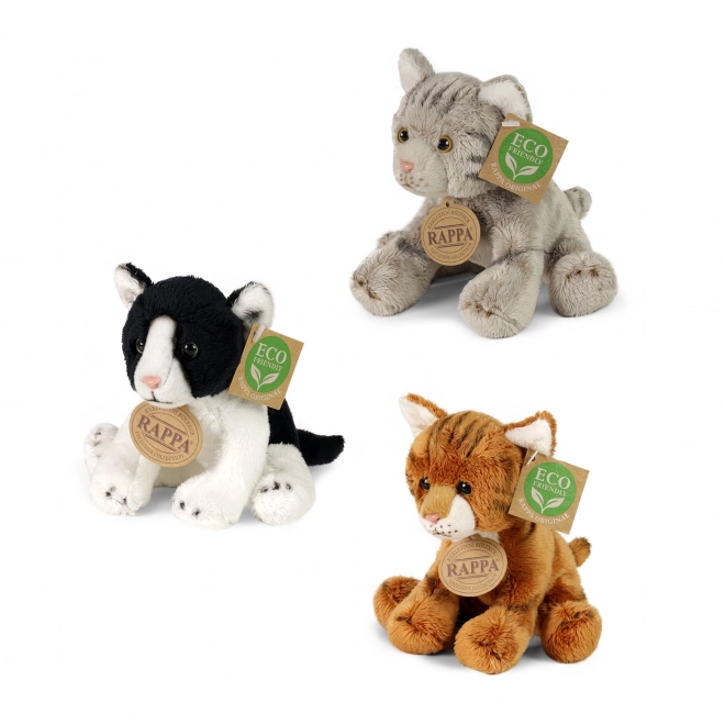 Pluchen katten 14 cm milieuvriendelijk