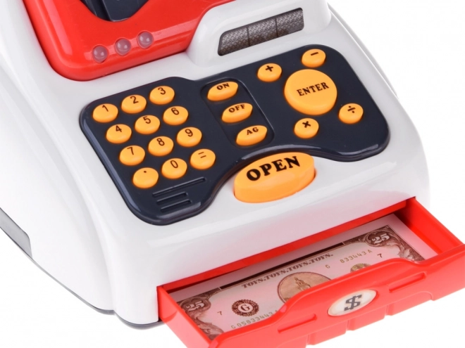 Kinderset kassa met terminal en scanner