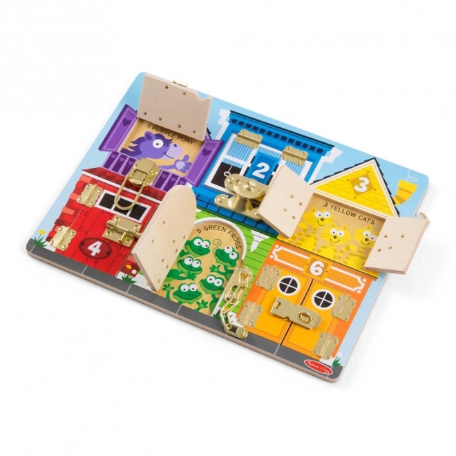 Motor Skills Lock and Security Board by Melissa & Doug