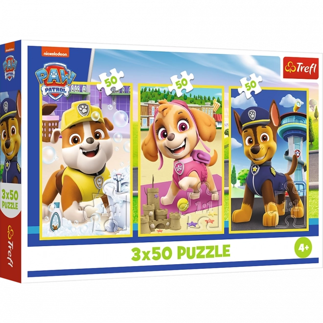 Puzzle 3x50 Nos Chiots Trefl