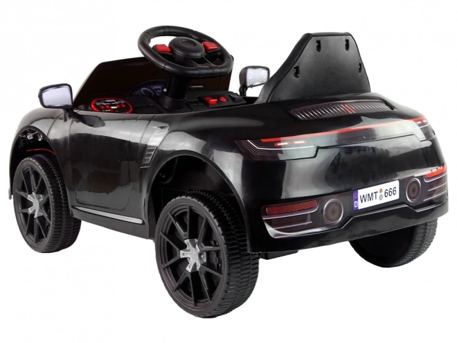 Elektrische kinderauto zwart